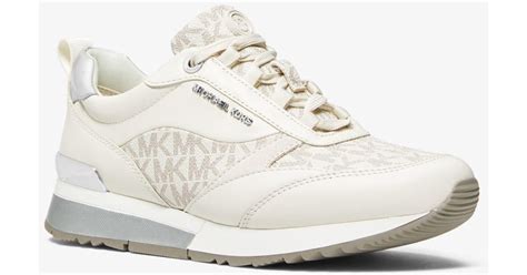 michael michael kors allie trainer extreme sneakers|allie stride leather trainer.